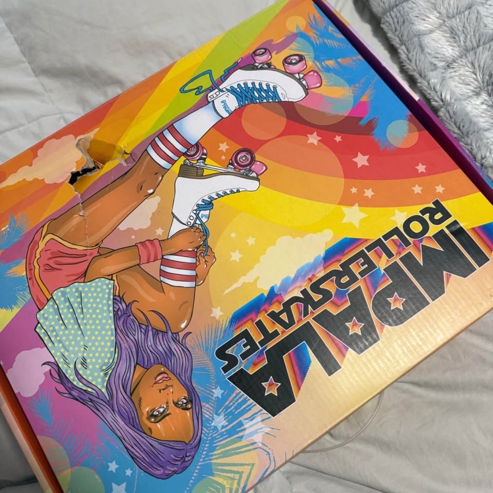 Impala Rollerskates - White and Pink